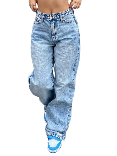Women's Fashionable Slimming Denim Pants for European and American Cross-border E-commerce Supply