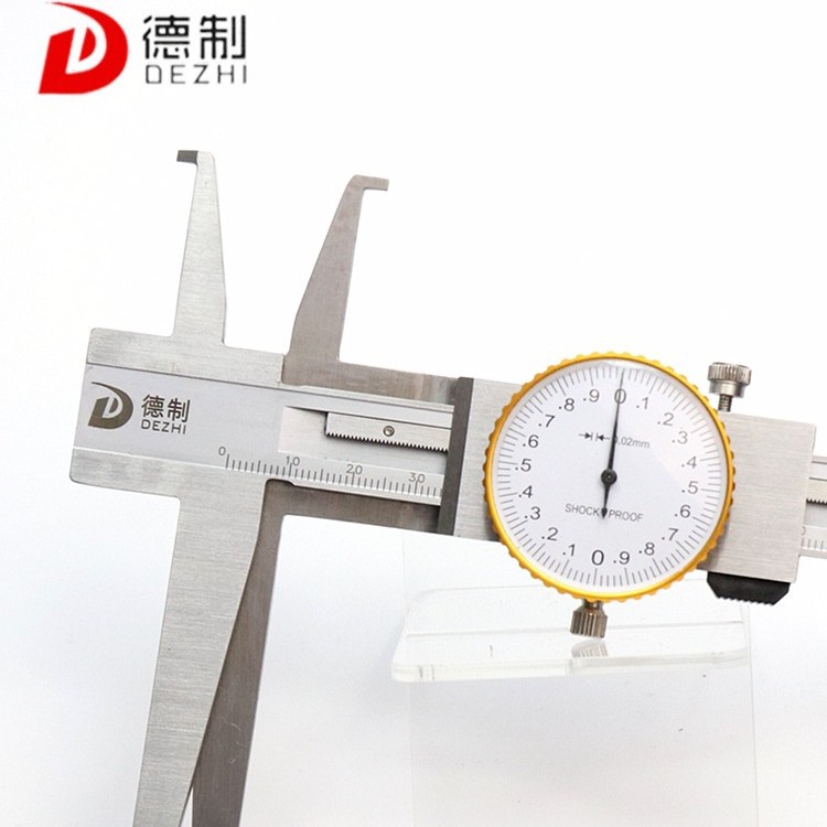 德制内沟槽游标卡尺不锈钢高精度带表数显内径量具配件刻度精军霞