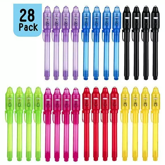 石頭标记笔绝缘神秘隐藏秘密紫光变色文字电玩甄别外币验钞荧光笔