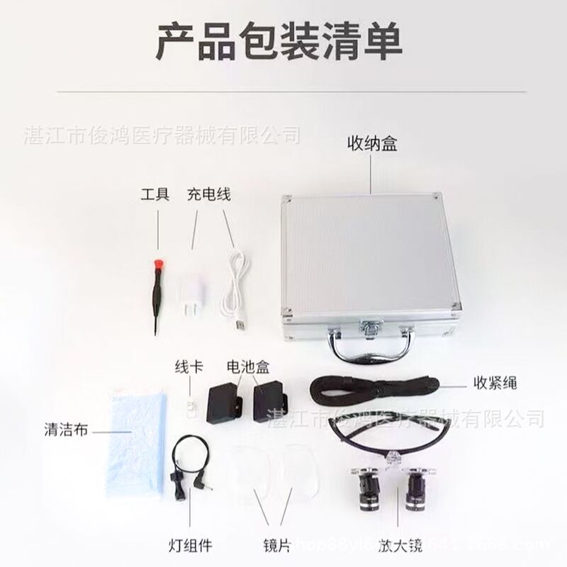 牙科新款转角放大镜3.5X-5.5X医生专用放大镜 调试瞳距镜头跨境|undefined
