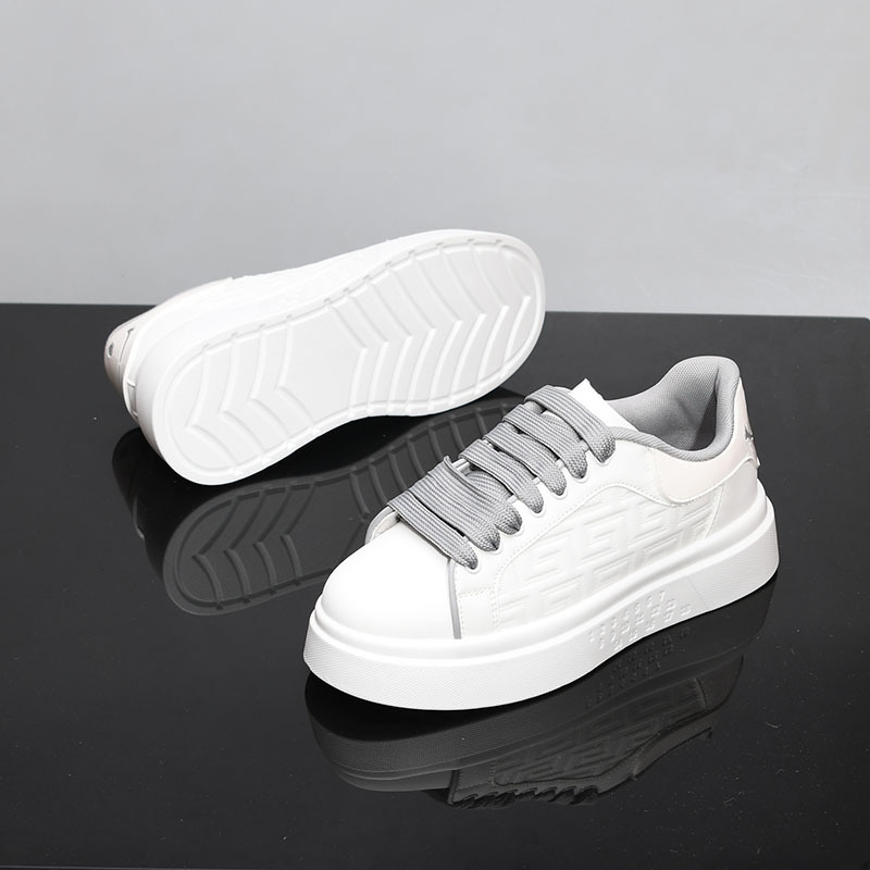 Herren Freizeitschuhe Aus Echtleder Mit Dicker Sohle Und Höhe_voghion.com