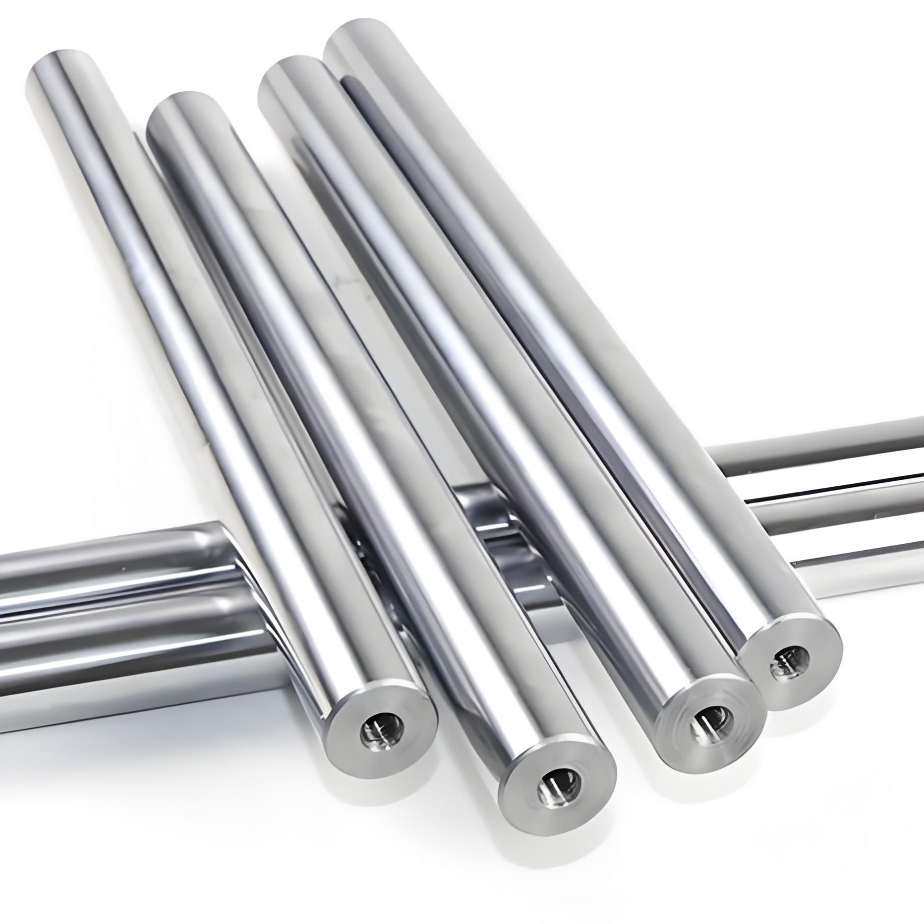 实心光轴带内螺纹丝牙内孔导向轴导杆镀铬硬轴圆棒活塞杆