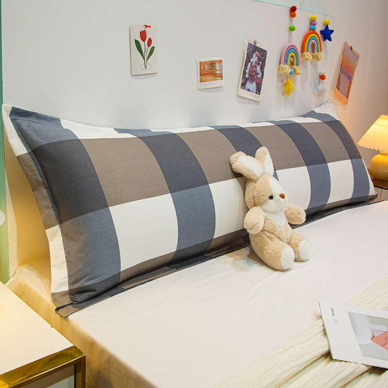 Funda De Almohada doble funda de almohada larga 1 m1.2 M 1,5 m 1,8 m funda de almohada pareja funda de almohada alargada algodón no puro