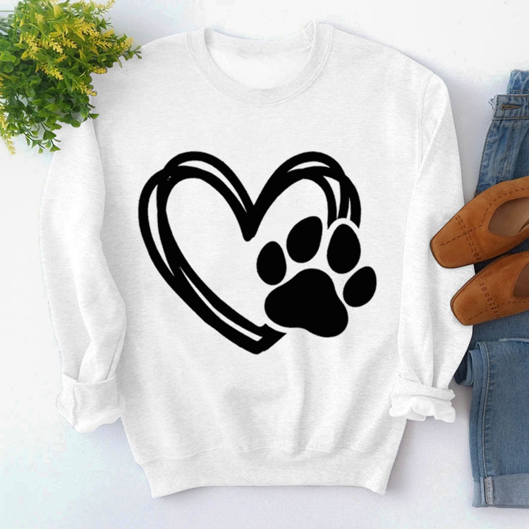 Amazon estación independiente en stock jersey de cuello redondo simple superior manga larga impresa suéter suelto transfronterizo Comercio exterior al por mayor