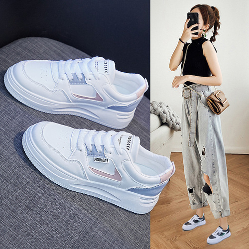Women's 2025 Spring Breathable Thick Sole Korean Style Platform Shoes for Beginners - Ins Trend - QR663