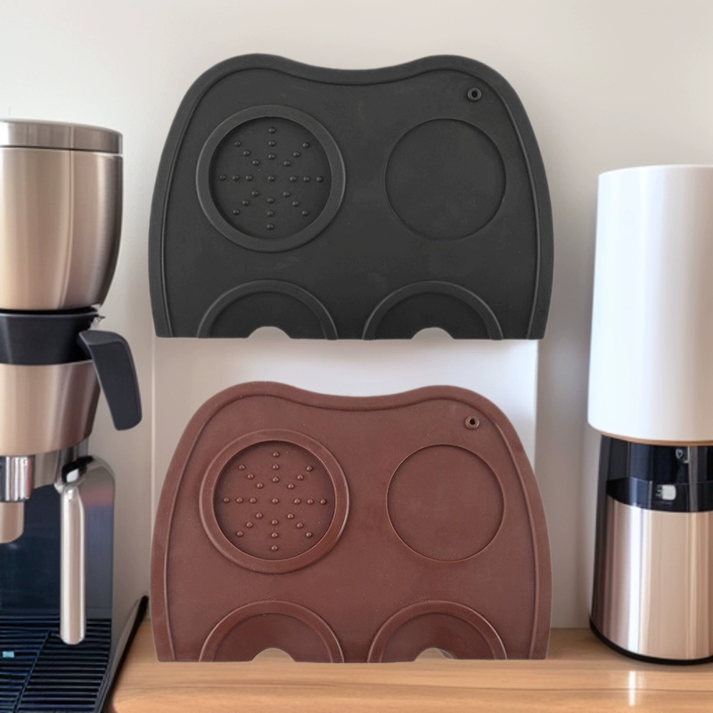 Прямые продажи с фабрики, силиконовая подушечка для черного кофе Amazon, противоскользящая угловая подушечка, подушечка для порошка, подушечка для молочного чая