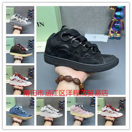 莆田纯原鞋子浪凡面包鞋厚底系带老爹鞋CURB德训鞋休闲男女运动鞋