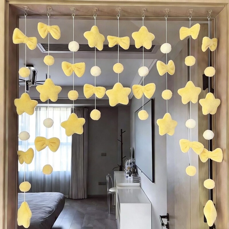 Home bedroom door curtain, children's room hanging curtain, wall decoration, cute girl's room hanging curtain, entryway decoration, no drilling required Home bedroom door curtain, children's room hanging curtain, wall decoration, cute girl's room hanging curtain, entryway decoration, no drilling required