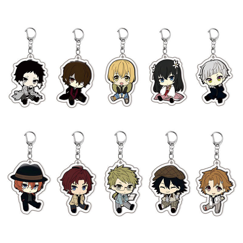 [Interlayer] Wen Hao Wild Dog Acrylic Keychain Nakajima Tsudazaji Peripheral Pendant Cross-border in stock