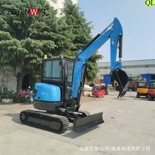 出口ZY35小型挖掘机 挖沟钻孔改造施工小挖机Hydraulic Excavator