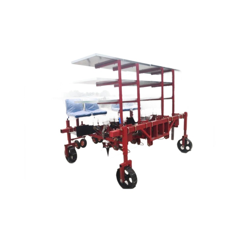 Máquina de trasplante de plántulas de hortalizas pequeñas Máquina de plantación de plántulas de invernadero de hortalizas Máquina de plantación de plántulas colgantes de tres puntos image 6
