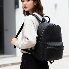 2025新款双肩包潮欧美男士大容量百搭女商务背包书包背包学生书包