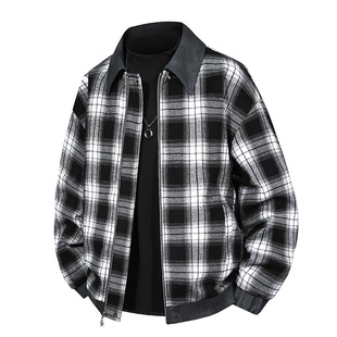 Free Shipping Spring New 2025 Vintage Tie-Dye PU Leather Jacket Men's 2025 Spring Tooling Functional Windproof