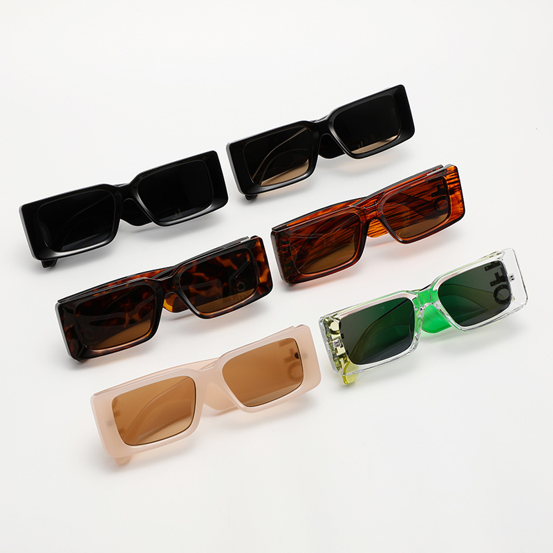 Trend square fashionable retro brand sunglasses for men and women