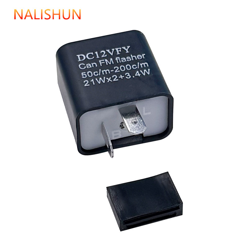 Motorcicleta de dirección señal de curva lámpara LED para la modificación de decodificación especial relés intermitente 12V interruptor de doble intermitente