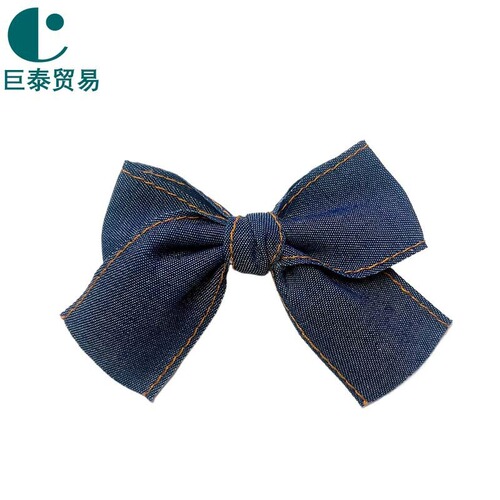 Three-dimensional apple shoe buckle denim bow shoe flower drift bottle cross-border clog shoe accessories 2026 spring and summer new style