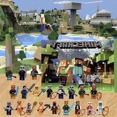 国境を越えた人気の Minecraft ビルディングブロック ブラインドボックス 24 個 カウントダウン ブラインドボックス クリスマス サプライズ ホリデー インターネットセレブの人気モデル