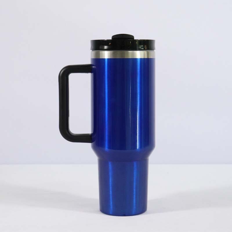 Transfronterizo 40oz mango taza de helado pintura transparente 304 taza de vacío de acero inoxidable popular Stanley Mismo Coche Taza