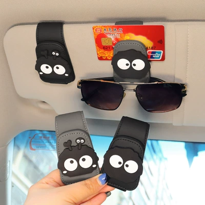 clip glasses bracket sun visor: Car Glasses Clip/Bill Clip