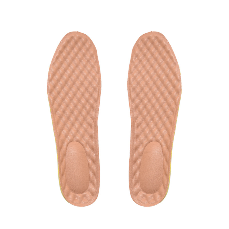 Fábrica en stock al por mayor pu masaje deportes plantilla alta absorción de choque elástico suave inferior zapatos casuales corriendo baloncesto plantilla al por mayor