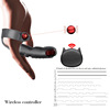 OMOBO wireless remote control charging finger sleeve 10 -frequency vibrator Men uses chastity rooster ring penis vibrator ring