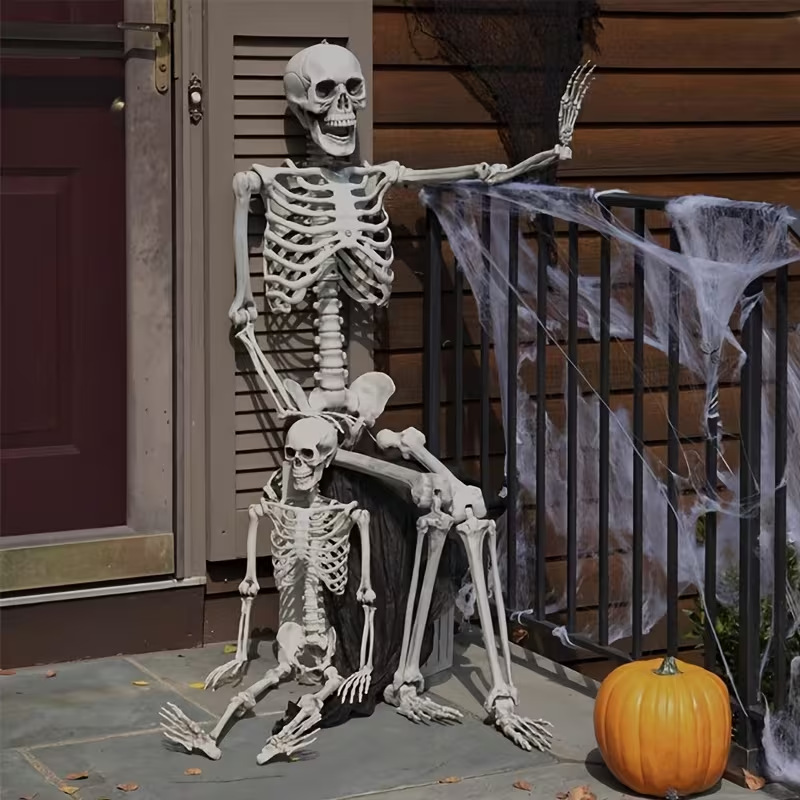 40 90cm esqueleto esqueleto ajustable articulado Halloween horrores decoración de props