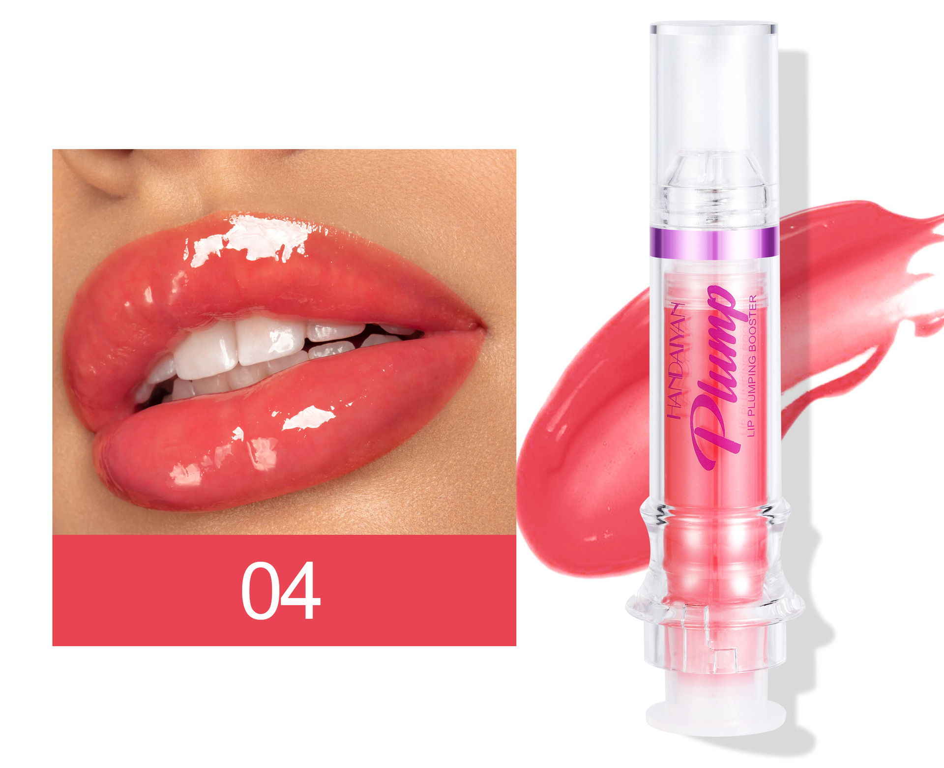 Casual Elegant Solid Color Plastic Lip Gloss display picture 4