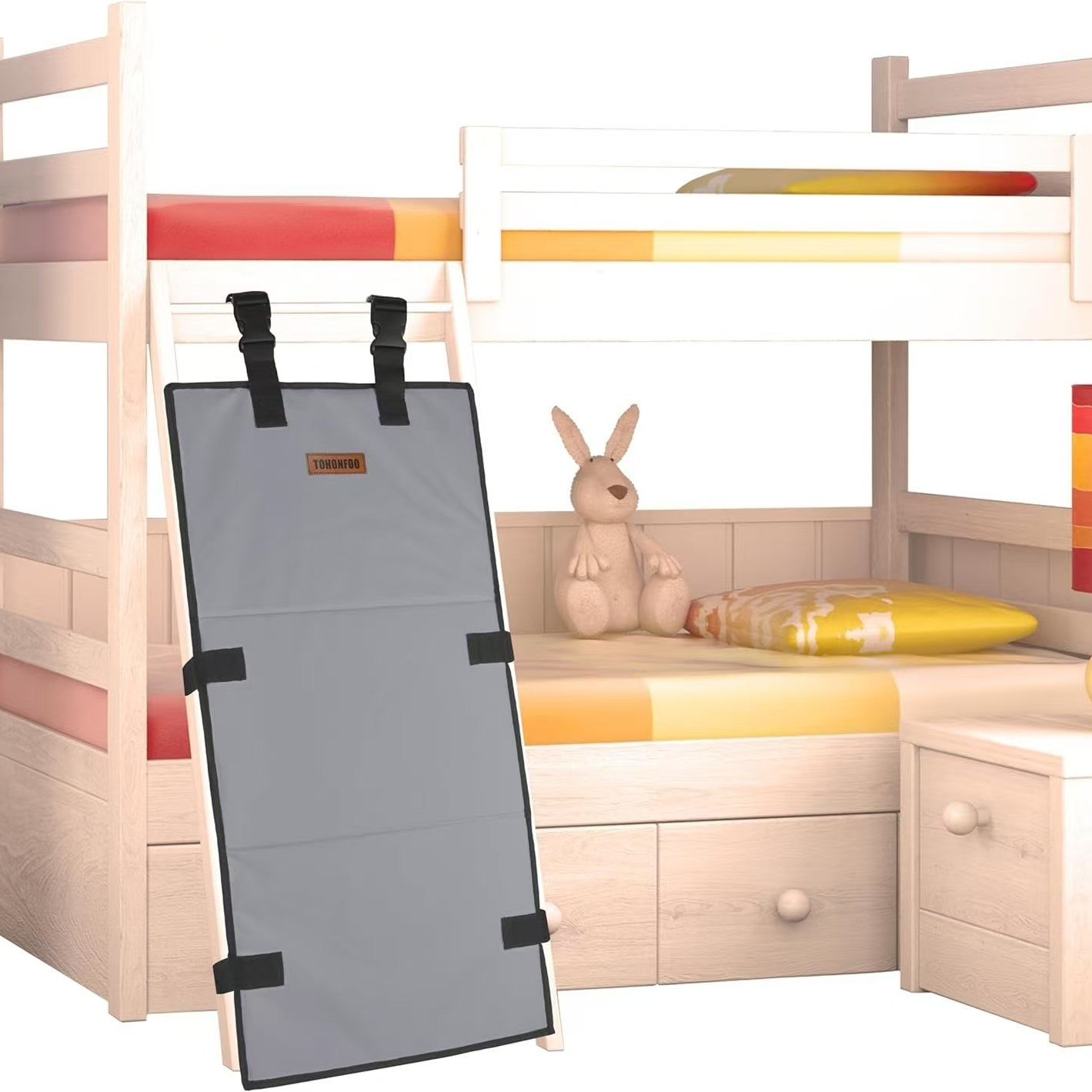 Children's Bed Bunk Bed Ladder Prevents Children from Climbing Lock Bunk Bed Ladder Lock Protective Plate Anti-Fall Anti-Climbing Device