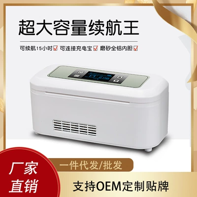 Portable Drug Growth Hormone Mobile Refrigeration Car Household Mini Refrigerator Insulin Freezer