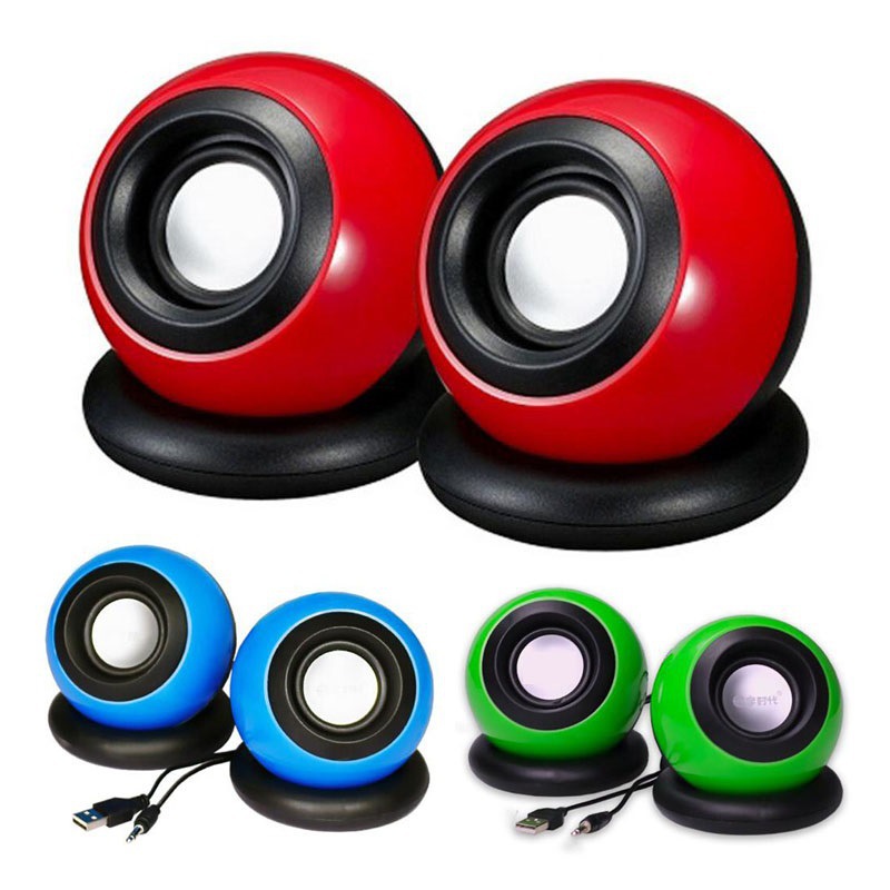 Magic ball desktop laptop mobile phone mini USB stereo office home speaker audio and video speaker manufacturers