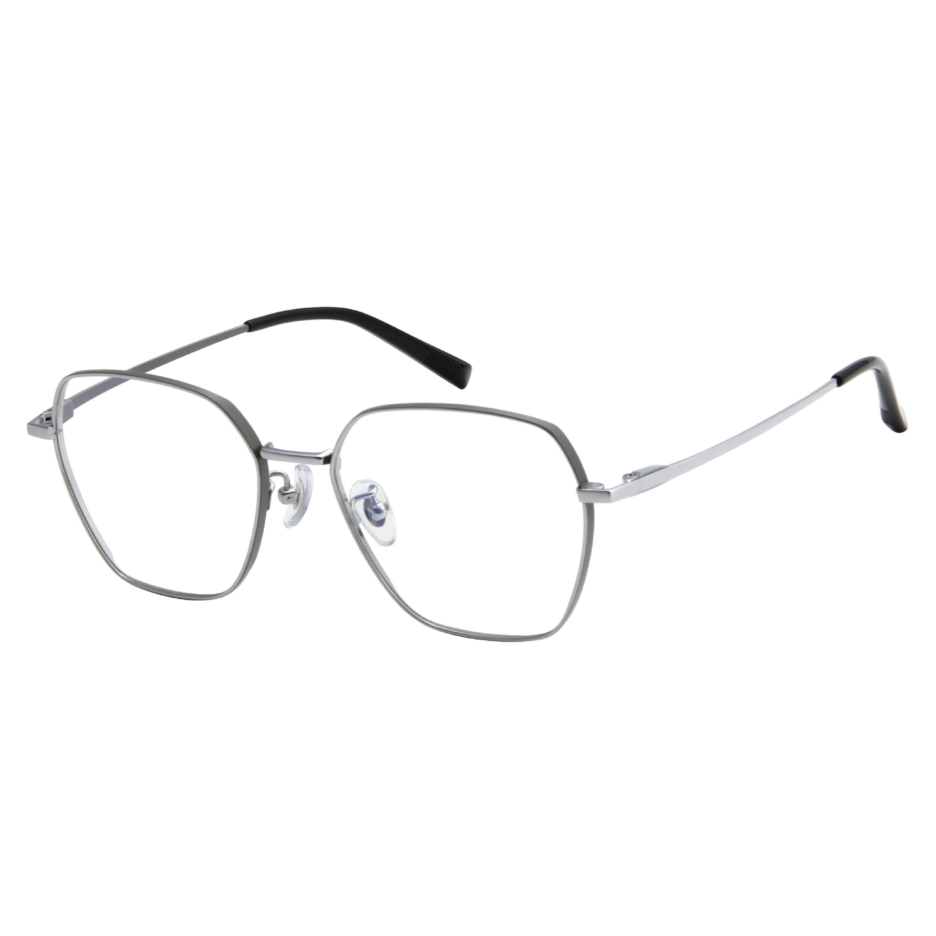 Armazón de Lentes Poligonal Retro de Titanio Puro con Anti-luz Azul image 5