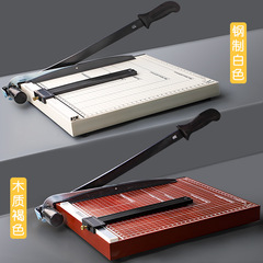 A4 paper cutter manual mini paper cutter a5 paper cutter wooden steel photo knife photo cutting paper cutter