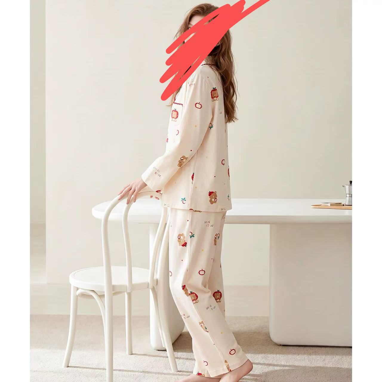 【品牌好物】舒适百搭带胸垫家居服颜色随机