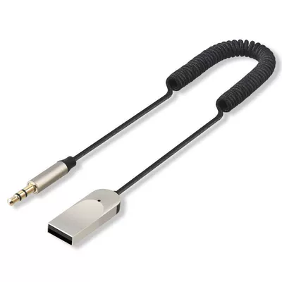 Aux Car Bluetooth Receiver Car Bluetooth Hands-free dəstləri - woven-style-with-isolation-chipactive-noise-reduction-bluetooth-60-version