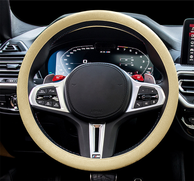 Silicone car steering wheel cover four seasons universal ice ultra-thin non-slip men's and women's personalized car washing handle silicone cover