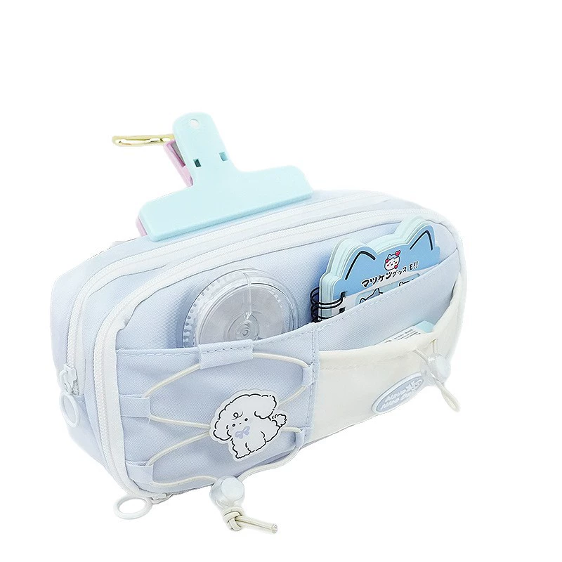 Capacious pencil case, children's storage system, for secondary school