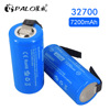 32700 lithium iron phosphate power battery 3.2V 7200mAh flat head LIFEPO4 battery street lamp energy storage