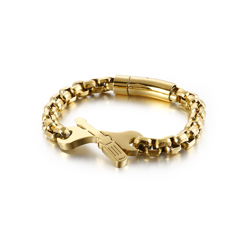 SOURCE Factory wholesale European and American cross-border e-commerce supply personalized creative wrench screw pen shape men's bracelet