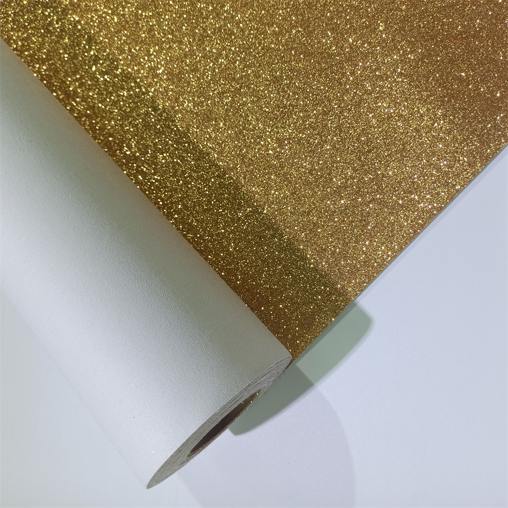 供应金葱闪光墙布特殊闪光格利材料PU格利特皮革装饰装潢工艺品