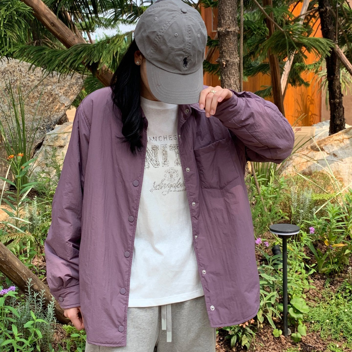 2025秋款衬衣加棉保暖宽松休闲韩版学院风衬衫新款棉衣外套