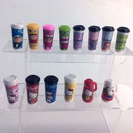 树脂迷你卡通公仔奶茶杯水壶立体造型食玩游乐场玩具饰品配件