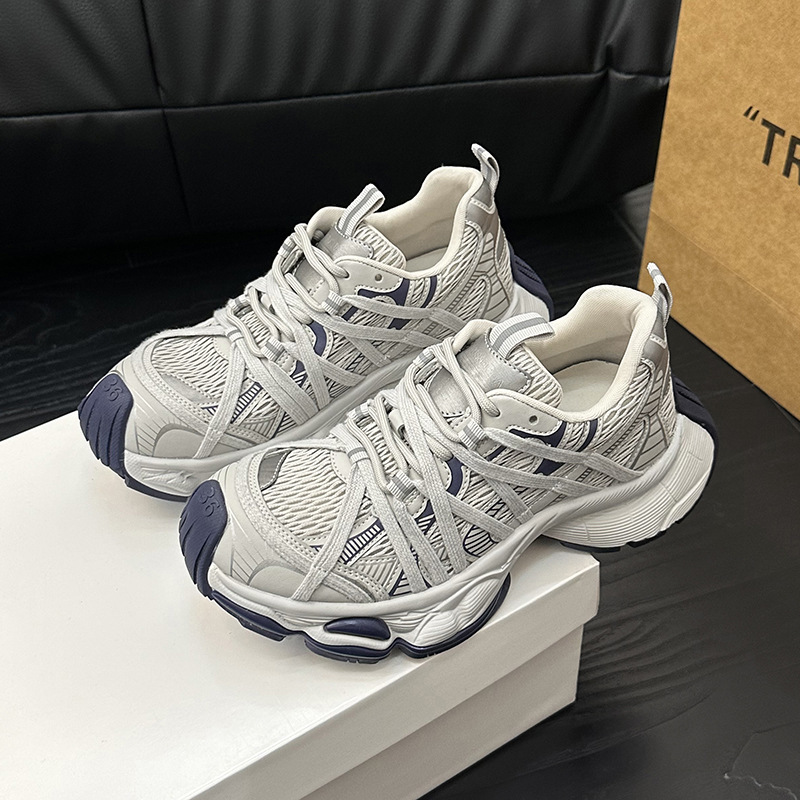 European Station Internet Celebrity Torre Shoes Women's Ins Trendy 2025 Spring New Korean Fashion Trendy Thick Sole Sports Shoes