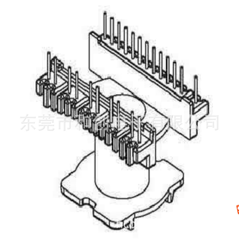 Er35 High-Frequency Transformer Frame Er35 Bakelite Frame Er35 Vertical Frame 10+13 Frame