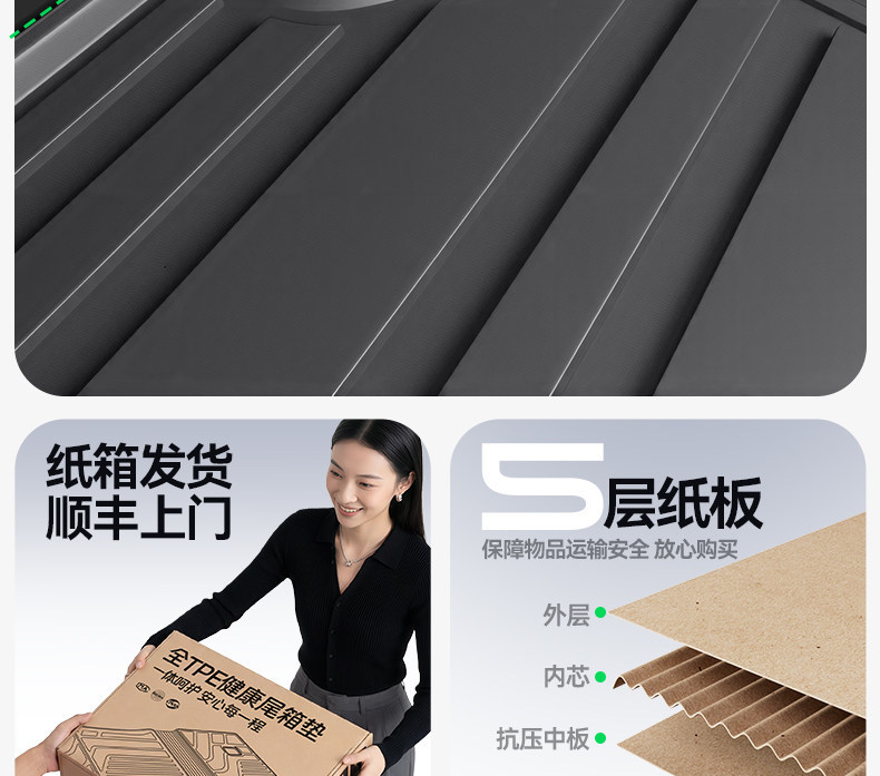 Suitable for Lynk & Co 07GT trunk mat TPE26 model integrated trunk mat car modification accessories foot mat supplies new
