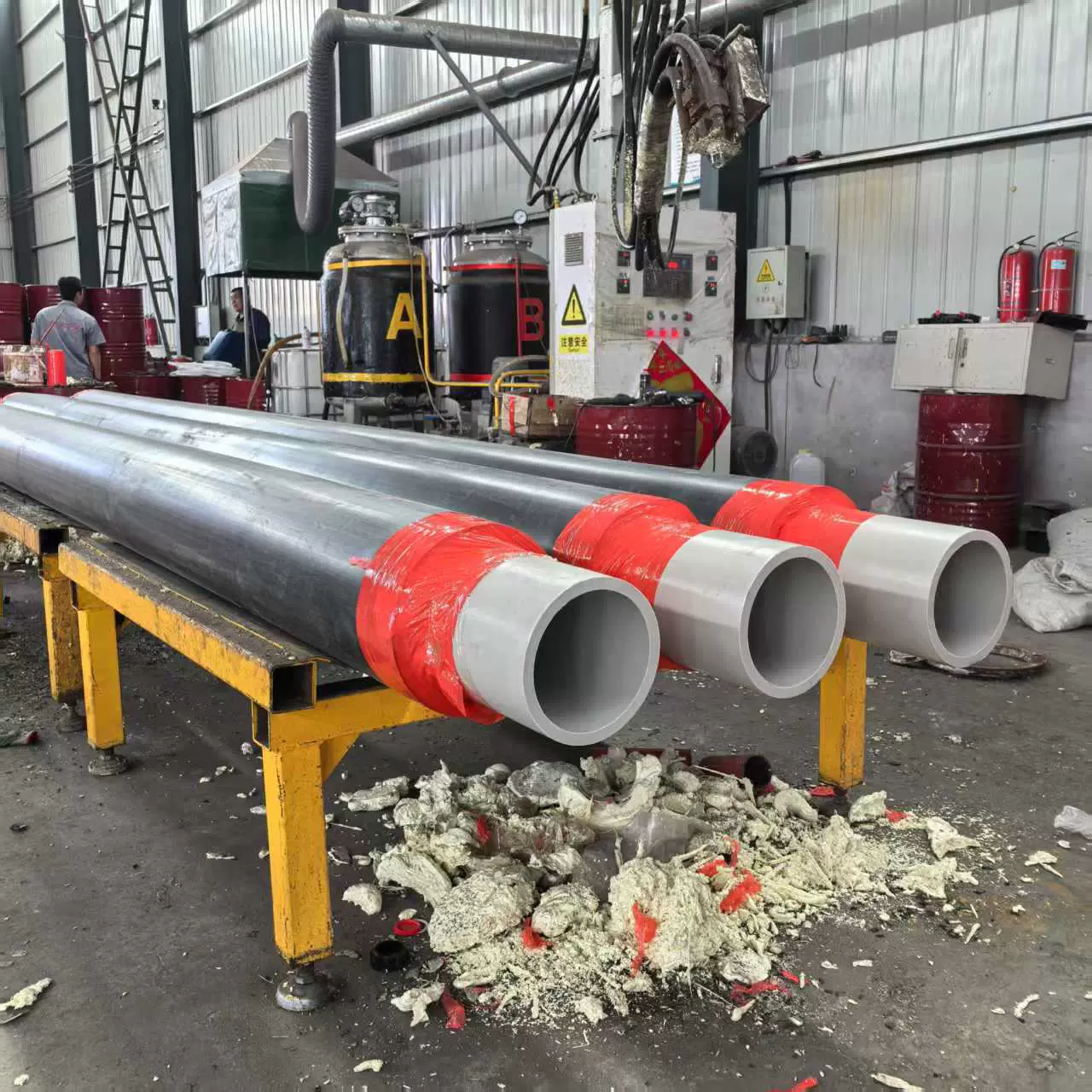 空调温泉水专用PERT2型热力管PERT-Ⅱ型聚氨酯保温管125 140 160