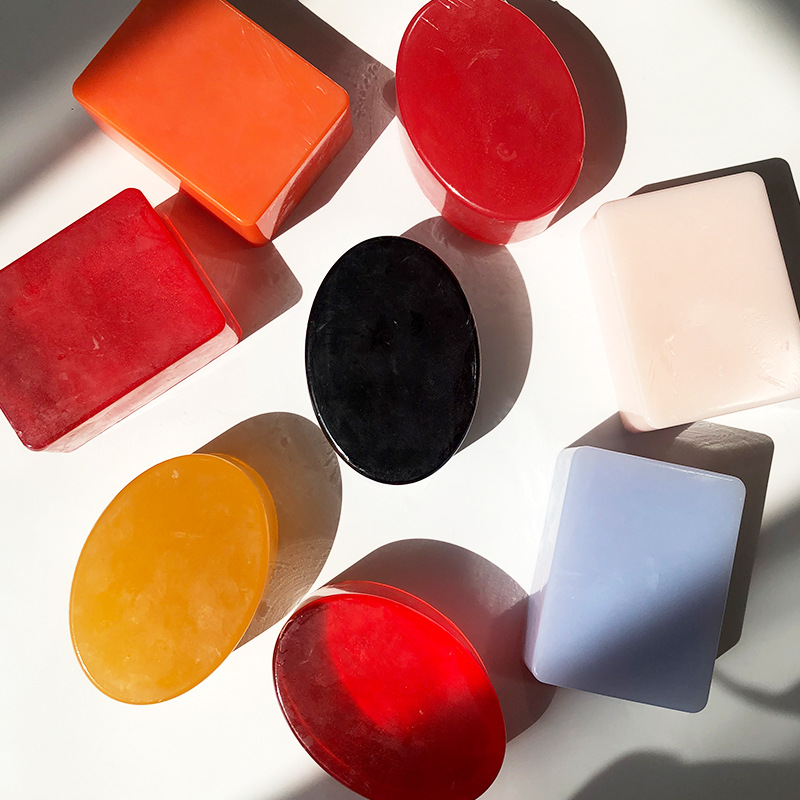 Oval coconut oil aromatherapy grinding soap niacinamide facial cleansing soap cross-border plant essence avocado soap