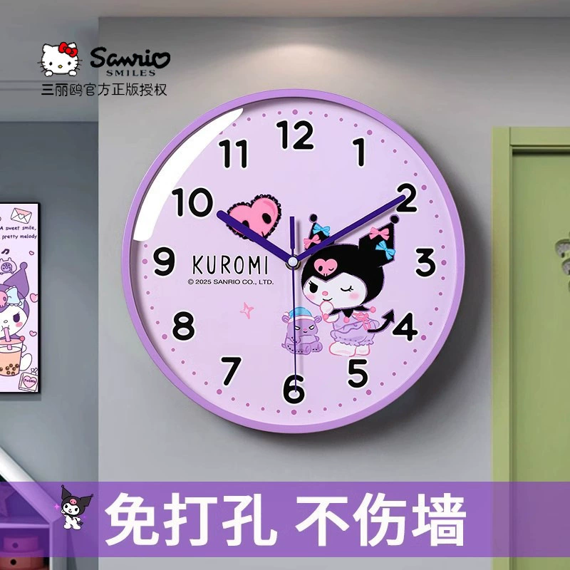 Детские часы с забавным принтом мультяшной стоки (Sanrio) - оригинальные кукольные часы для детей