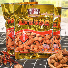Chongqing Strange Flavored Edamame 100g Bag Loose Barbecue Snack Sweet and Spicy Snack Edamame Orchid Beans Leisure Snack Wholesale