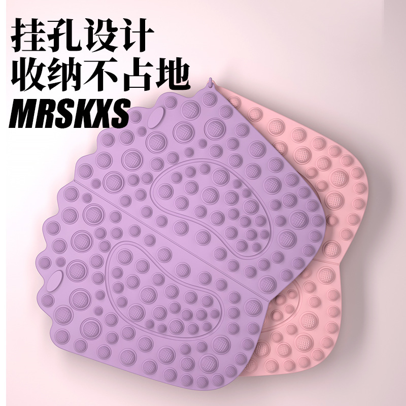 EVA脚型指压板加厚加大足底按摩踩脚垫疏通经络运动慢跑踏步脚垫|undefined