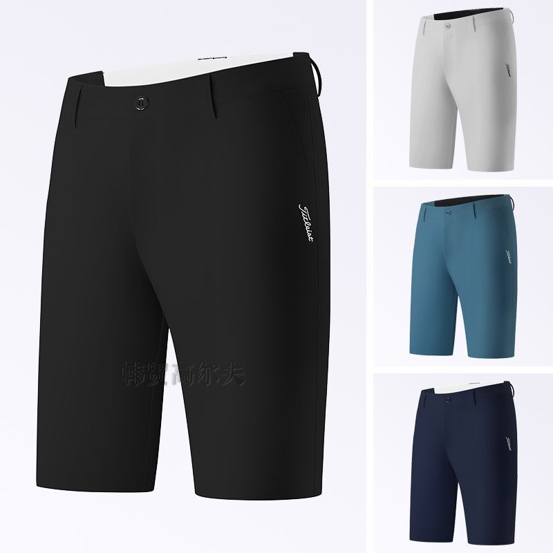 Korean Style Golf Men's Summer Pants Fashion Versatile Sports Outdoor Thin Shorts Business Casual Golf Pants